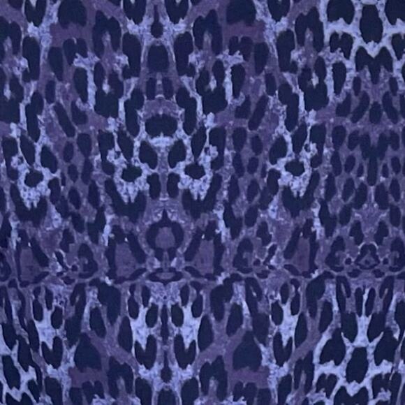 Soft Surroundings Purple Blue Animal Print GorpCore Athletic Dress NWOT Size PS - Picture 8 of 12